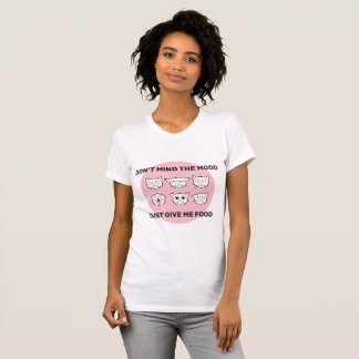 Cat Food Mood Women Illustrated Top
