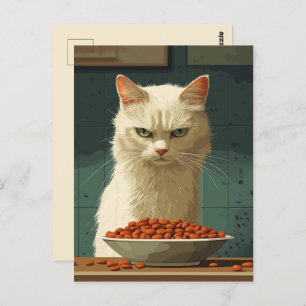 Cat Food Strike Postcard