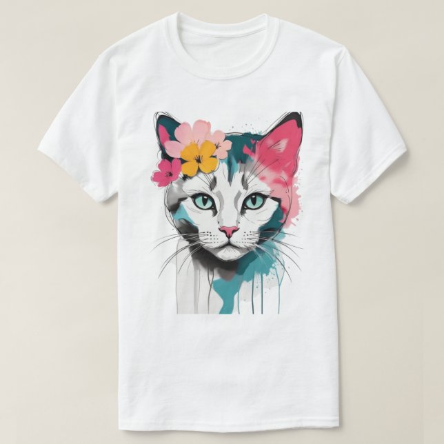 Cat Fool . T-Shirt (Design Front)