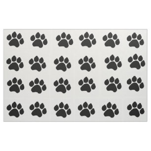 cat footprint fabric
