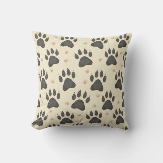 cat footprint pillow cushion