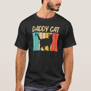Cat For Men Dad Black Cat Cat Person Cats T-Shirt