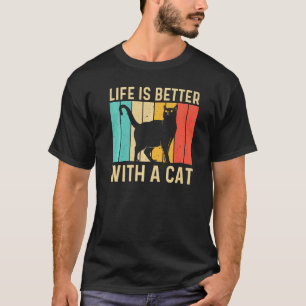 Cat For Men Women Black Cat Cat Person Cats 2 T-Shirt