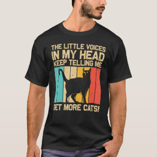 Cat For Men Women Black Cat Cat Person Cats 4 T-Shirt