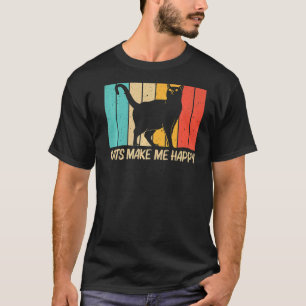 Cat For Men Women Black Cat Cat Person Cats T-Shirt
