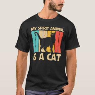 Cat For Men Women Black Cat Cat Person Cats T-Shirt