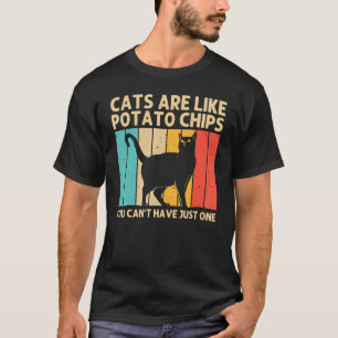 Cat For Men Women Black Cat Cat Person Cats T-Shirt