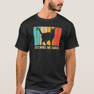 Cat For Men Women Black Cat Cat Person Cats T-Shirt