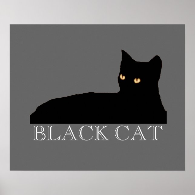 cat for wall, drawing poster (Front)