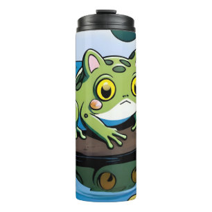 Cat Frog Thermal Tumbler