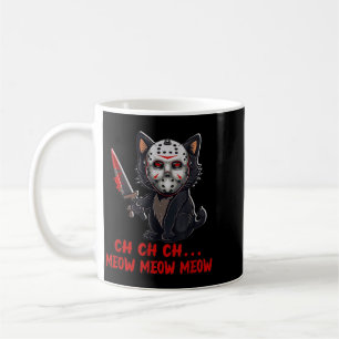 Cat Funny Animal Horror Movie Kitten Meow The Coffee Mug