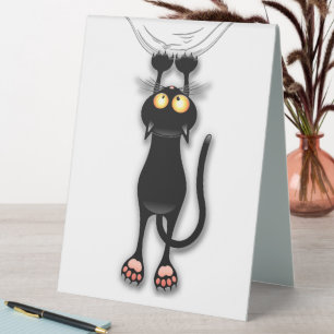 Cat funny Character Scratching Fabric