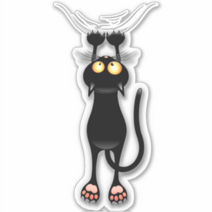 Cat funny Character Scratching Fabric