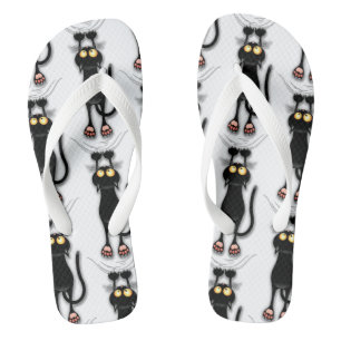 Cat funny Character Scratching Fabric Thongs
