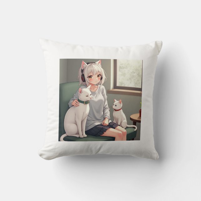 Cat funny  cushion (Front)