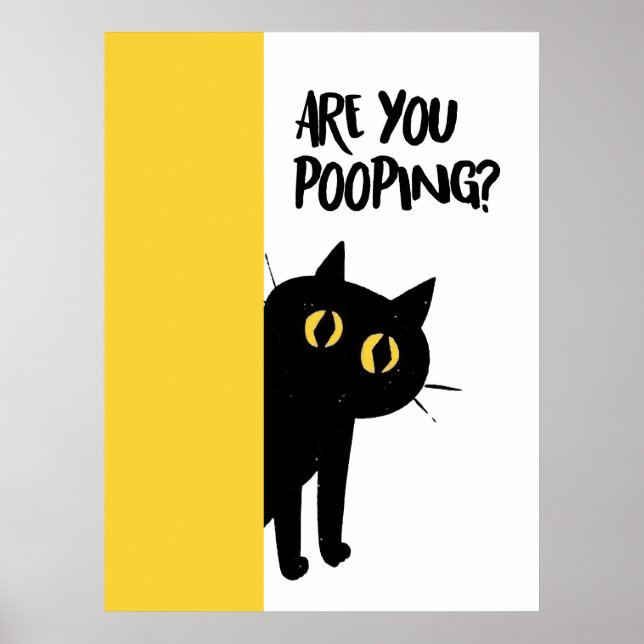 Cat | Funny & decorative Poster  (Front)