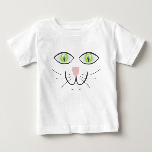 Cat Funny Face Cartoon-29034 Baby T-Shirt (Front)