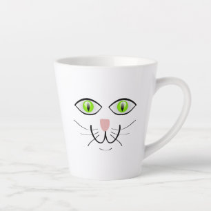 Cat Funny Face Cartoon-29034 Latte Mug