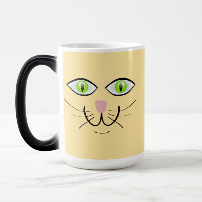 Cat Funny Face Cartoon-29034 Magic Mug (Left)