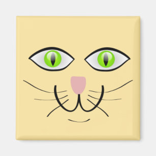 Cat Funny Face Cartoon-29034 Magnet