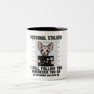 Cat funny. Two-Tone coffee mug