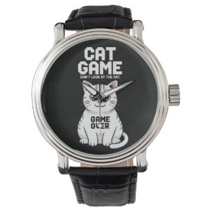 Cat Game Don't Look At The Cat Over Funny Watch