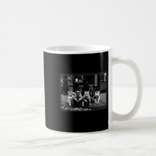 Cat Gang Meme Silly Cat Meme Trendy Gangster Coffee Mug