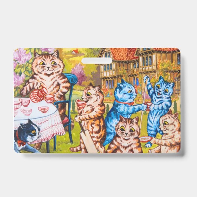 Cat Garden Party ID Badge (Front)