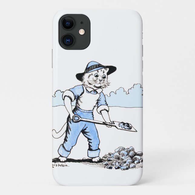Cat Gardener, Louis Wain Case-Mate iPhone Case (Back)