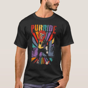 Cat Gay Pride Lgbtq Daddy Lion Purride Cool Pride T-Shirt