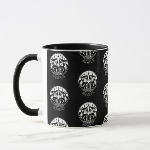 Cat Gemini Zodiac Black Mug