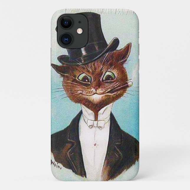 Cat Gentleman, Louis Wain Case-Mate iPhone Case (Back)