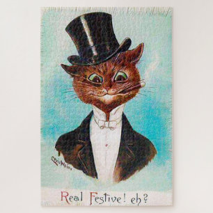 Cat Gentleman, Louis Wain Jigsaw Puzzle