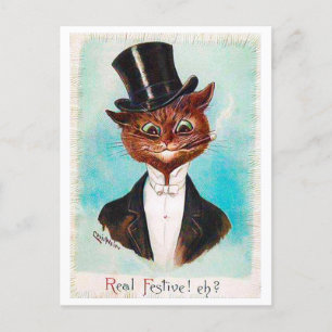 Cat Gentleman, Louis Wain Postcard