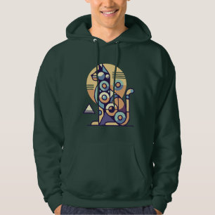 CAT geometric - Hoodie