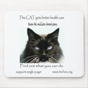 Cat gets better health care mouse pad