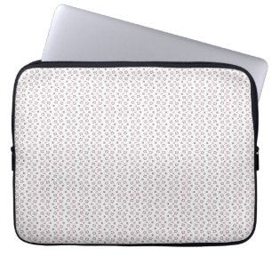 Cat Gift Cute Cat Pattern Seamless Background Laptop Sleeve
