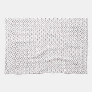 Cat Gift Cute Cat Pattern Seamless Background Tea Towel