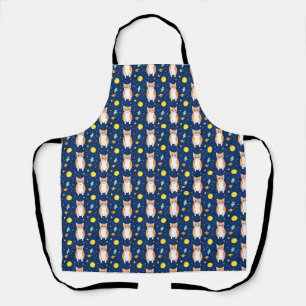 Cat Gift   Space Cat Pattern Graphic Apron