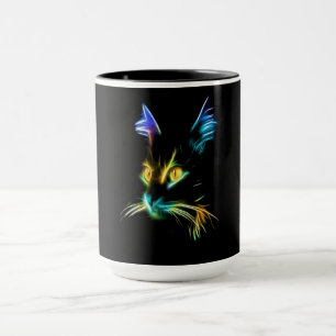 Cat Gift The Cat Face Colorful Really Nice Mug