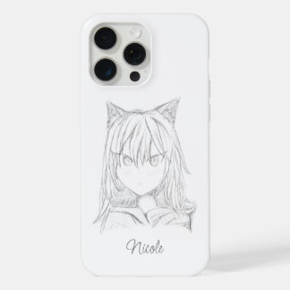 Cat Girl  iPhone 15 Pro Max Case
