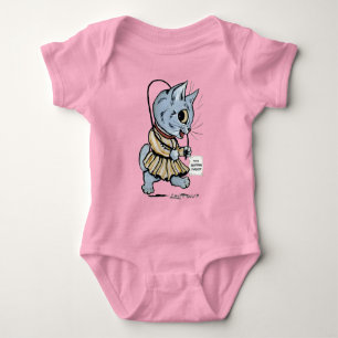 Cat girl, Louis Wain Baby Bodysuit