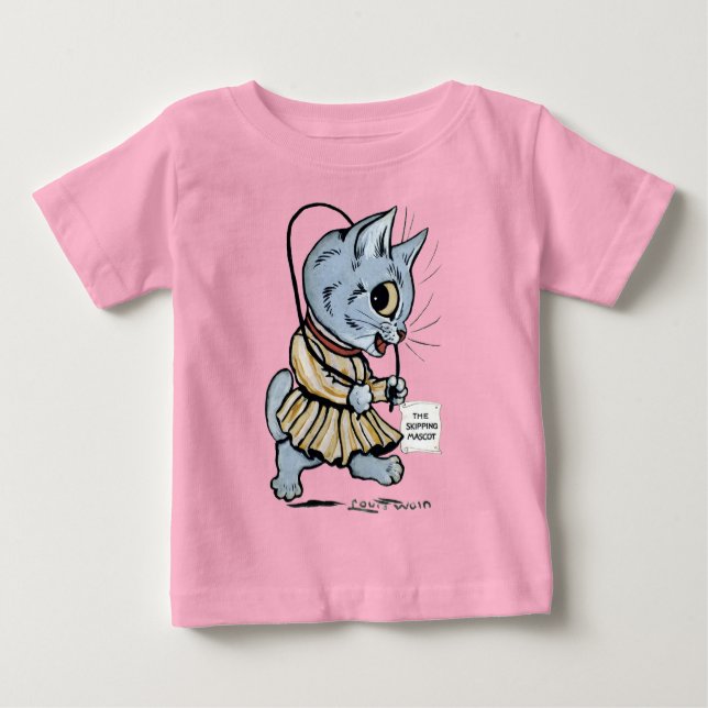 Cat girl, Louis Wain Baby T-Shirt (Front)