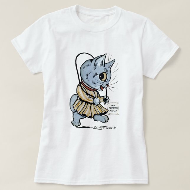 Cat girl, Louis Wain T-Shirt (Design Front)