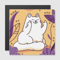 Cat giving the finger