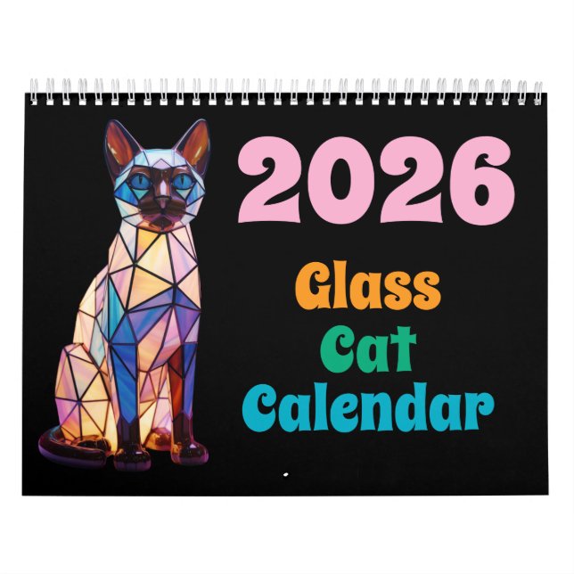 Cat Glass Calendar (Cover)