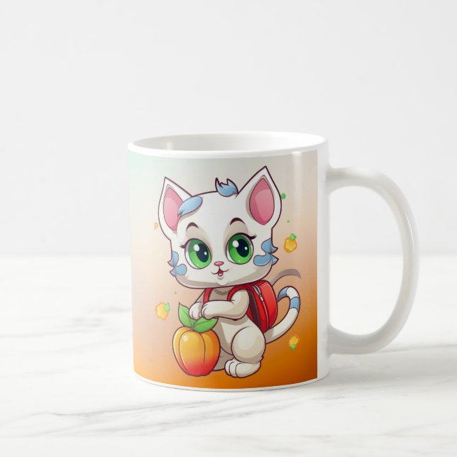 Cat Going To School-85241 Coffee Mug (Right)
