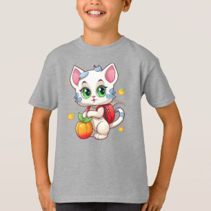 Cat Going To School-85241 T-Shirt