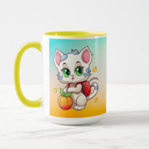 Cat Going To School - Cat School-85241 Mug