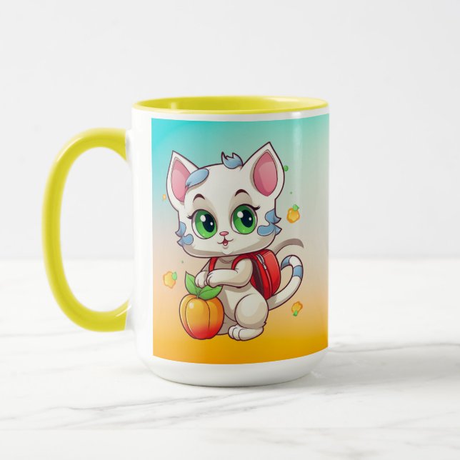 Cat Going To School - Cat School-85241 Mug (Left)